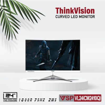 LCD 24inch Cong VSP VL24 (CM2410Q) (Trắng/Đen)