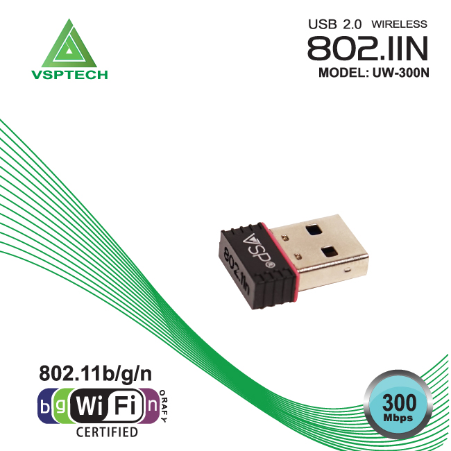 USB2.0 wireless VSP 802.IIn 300N