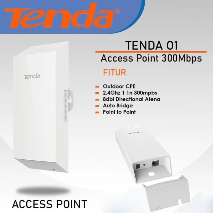 TENDA 01 Wireless Router 500m Outdoor Point To Point CPE