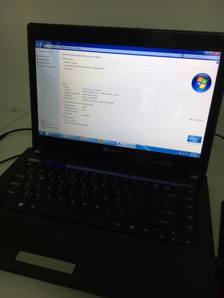 Laptop I3, Ram 4G, HDD 250Gb