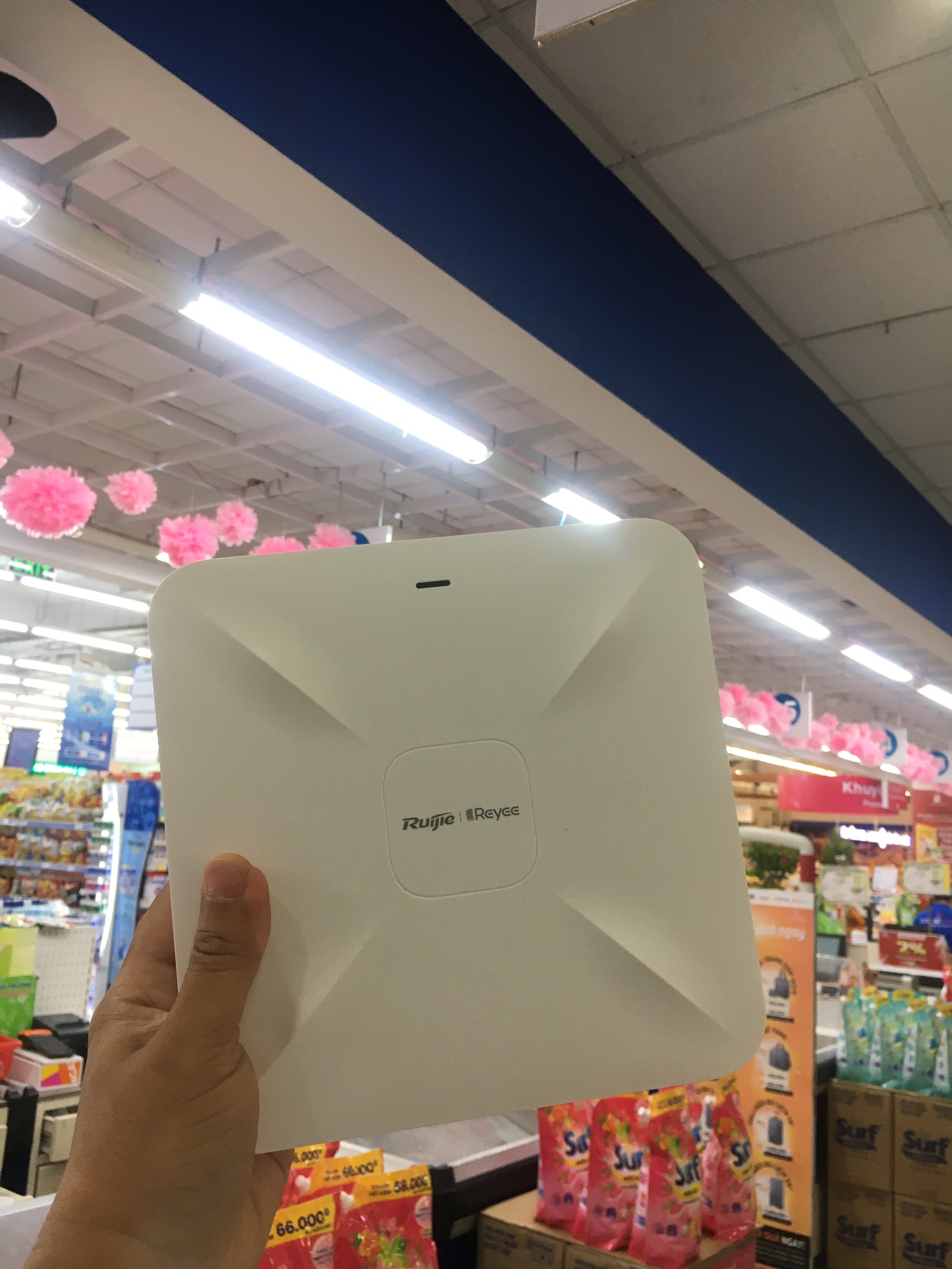 Thi công lắp đặt wifi tại siêu thị Coopmart Nha Trang